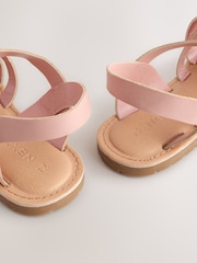 Pink Strappy Sandals - Image 8 of 9