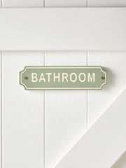 Green Sage Slogan Bathroom Door Sign - Image 2 of 5