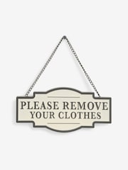 Monochrome Slogan Bathroom Door Sign - Image 3 of 4