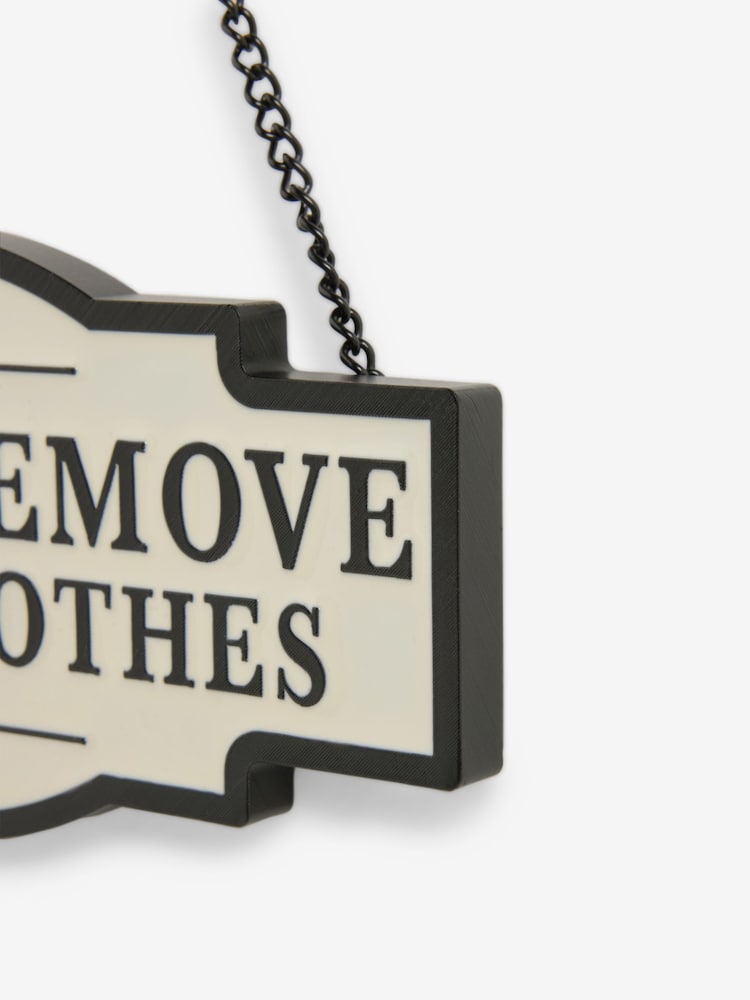 Monochrome Slogan Bathroom Door Sign - Image 4 of 4