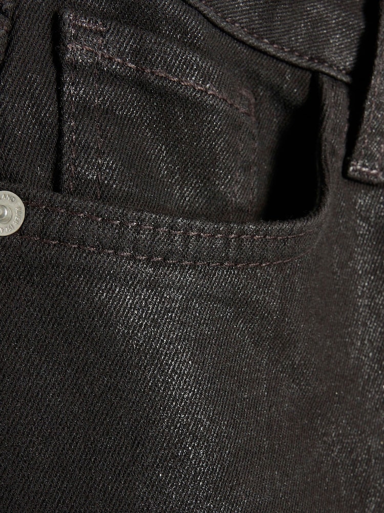 River Island Black Slim High Rise Straight Ankle Grazer Jeans - Image 5 of 5