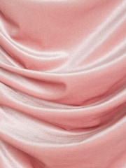 River Island Pink Velvet Off Shoulder Ruched Top - Image 5 of 5