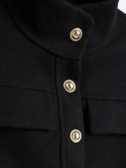 River Island Black Funnel Neck Jacket - Image 6 of 6
