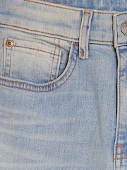 River Island Light Blue 2 Petite High Rise Tummy Hold Flare Jeans - Image 6 of 6