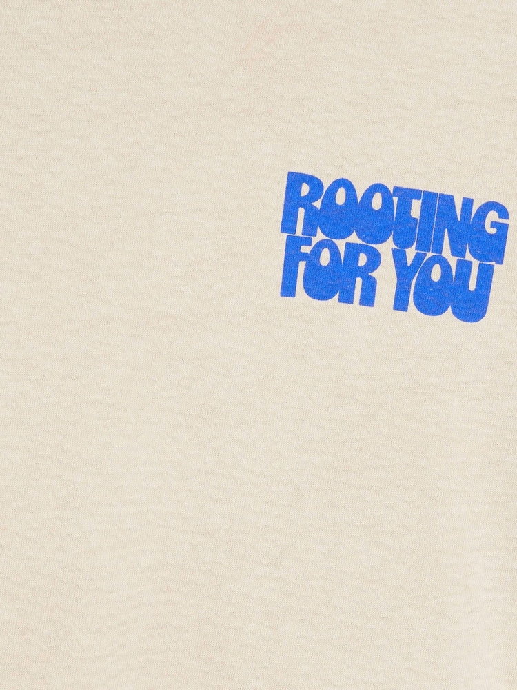 River Island Yellow Rooting for you Crew 100% Cotton T-Shirt - Image 6 of 6 River Island Yellow Rooting for you Crew 100% Cotton T-Shirt - Image 6 of 6