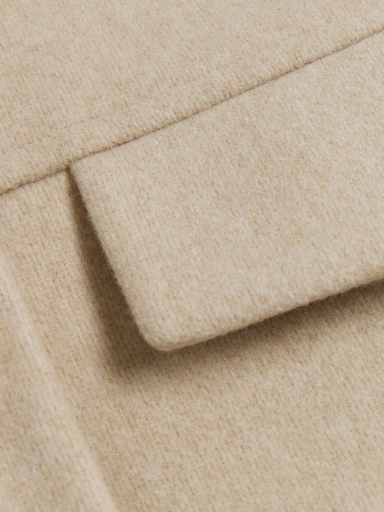 River Island Brown Light Funnel Neck Jacket - Image 4 of 4