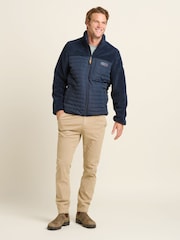 Brakeburn Blue Borg Zip Up Fleece - Image 2 of 5