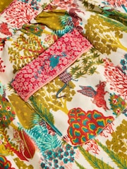 White Stuff Natural Print Nina Organic Pyjamas Bottoms - Image 6 of 6