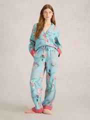 White Stuff Blue Print Nina Pyjamas Bottoms - Image 3 of 6