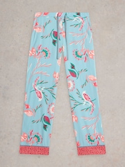 White Stuff Blue Print Nina Pyjamas Bottoms - Image 4 of 6