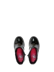 ToeZone Cara Girls Gusset and Zip Unicorn Ankle Black Boots - Image 3 of 6