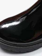 ToeZone Cara Girls Gusset and Zip Unicorn Ankle Black Boots - Image 6 of 6