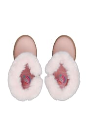 Toezone Lumi Faux Fur Zip Heart Buckle Boots - Image 3 of 6