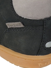 ToeZone Grayson boys Nubuck Leather Rip Tape Black Boots - Image 5 of 5