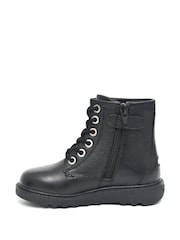 ToeZone Angel Girls Leather Ortholite Ankle Black Boots - Image 3 of 5