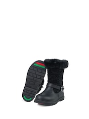 Toezone Lumi Faux Fur Zip Heart Buckle Boots - Image 4 of 6