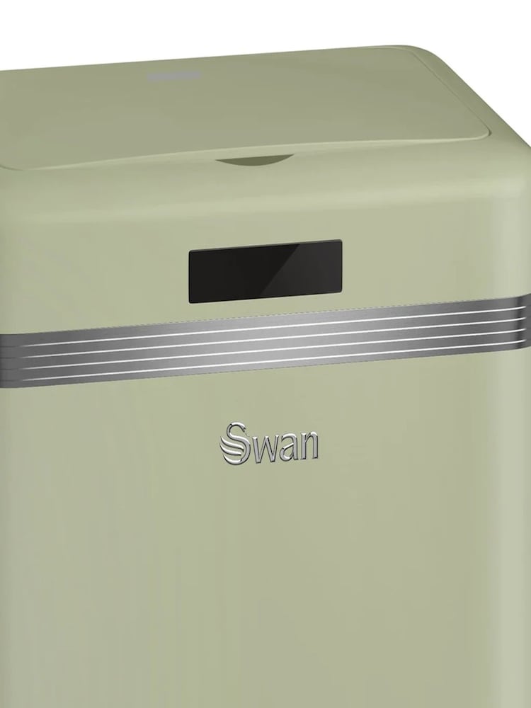 Swan Green Retro Square Sensor Bin - Image 5 of 5