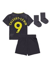 Fanatics Grey Everton Away Baby Kit 2024-25 Calvert-Lewin 9 Printing - Image 3 of 3