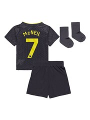 Fanatics Grey Everton Away Baby Kit 2024-25 McNeil 7 Printing - Image 3 of 3