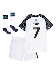 Fanatics Sunderland Away Infant/Baby White Kit 2024-25 Jobe 7 Printing - Image 3 of 3