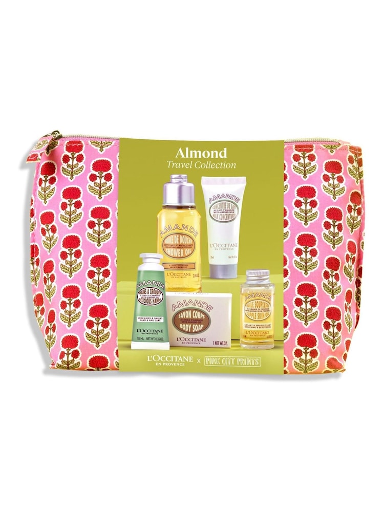 L'OCCITANE Green Almond Discovery Collection x Pink City Prints Gift Set (Worth Over £29) - Image 3 of 3