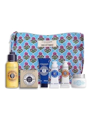 L'Occitane Blue Shea Discovery Collection x Pink City Print Bath and Body Gift Set (Worth £29) - Image 1 of 3