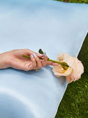 Kitsch x Bridgerton Blue Satin Pillowcase - Image 4 of 5
