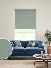 William Morris At Home Lichen Blue Waltham Made to Measure Roller Blind - Image 1 of 7