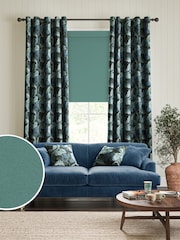 William Morris At Home Teal Blue Waltham Made to Measure Roller Blind - Image 2 of 7