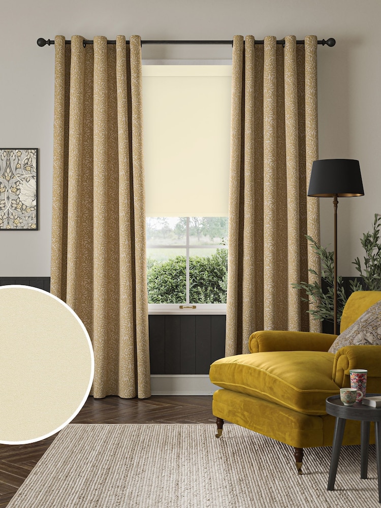 William Morris At Home Flax Natural Waltham Made to Measure Roller Blind - Image 2 of 7