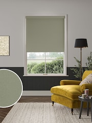 William Morris At Home Sage Green Waltham Made to Measure Roller Blind - Image 1 of 7