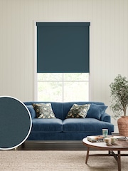 William Morris At Home Ink Blue Waltham Made to Measure Roller Blind - Image 1 of 7