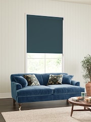William Morris At Home Ink Blue Waltham Made to Measure Roller Blind - Image 3 of 7