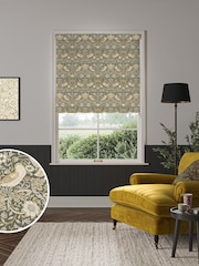 William Morris At Home Flint Green Strawberry Thief Made to Measure Roller Blind - Image 1 of 6