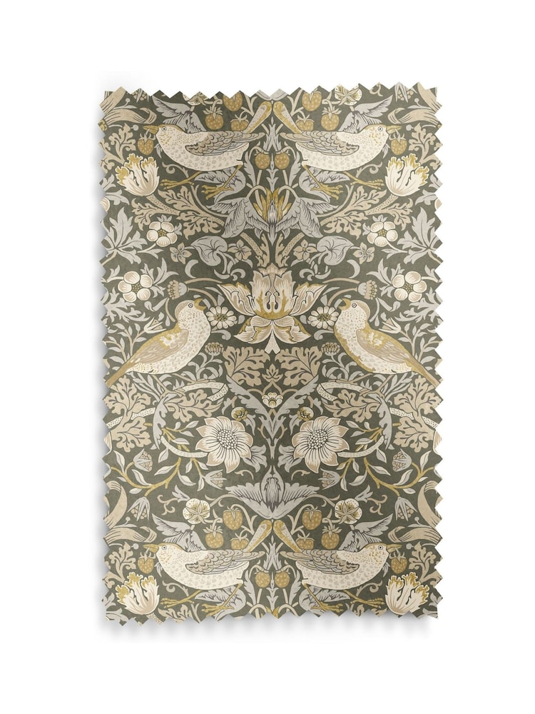William Morris At Home Flint Green Strawberry Thief Made to Measure Roller Blind - Image 6 of 6