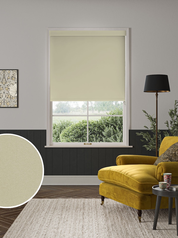 William Morris At Home Natural Waltham Made to Measure Roller Blind - Image 1 of 7