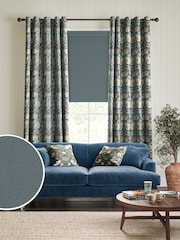 William Morris At Home Woad Blue Waltham Made to Measure Roller Blind - Image 2 of 7