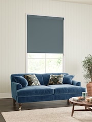 William Morris At Home Woad Blue Waltham Made to Measure Roller Blind - Image 3 of 7