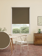 William Morris At Home Bark Brown Waltham Made to Measure Roller Blind - Image 1 of 7