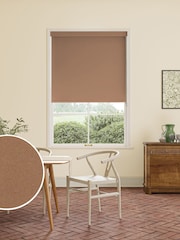 William Morris At Home Acorn Brown Waltham Made to Measure Roller Blind - Image 1 of 7