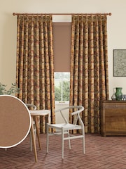 William Morris At Home Acorn Brown Waltham Made to Measure Roller Blind - Image 2 of 7