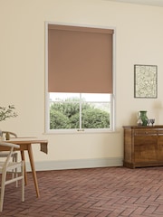 William Morris At Home Acorn Brown Waltham Made to Measure Roller Blind - Image 3 of 7