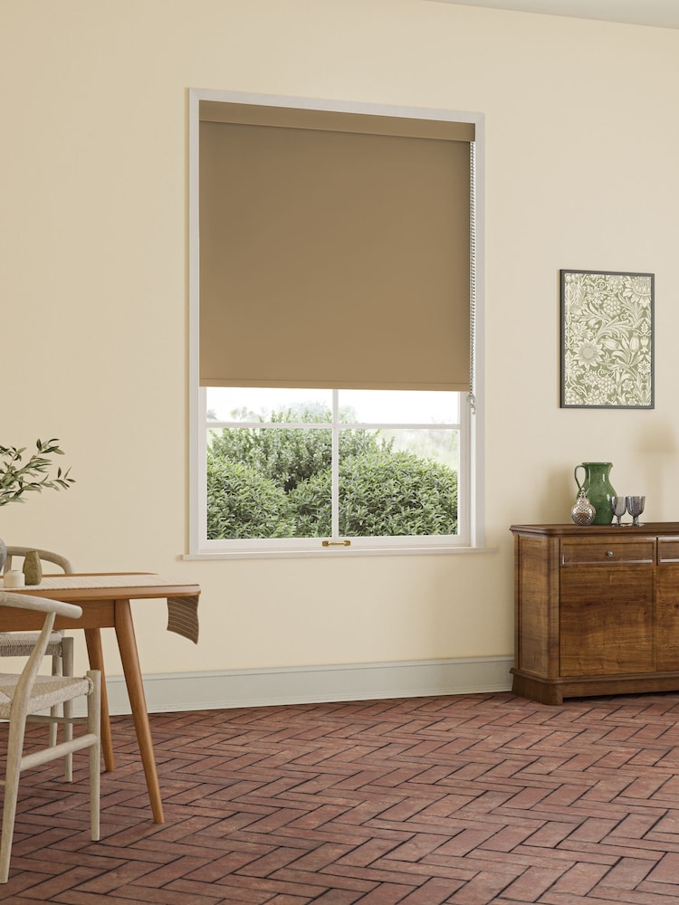 William Morris At Home Clay Natural Waltham Made to Measure Roller Blind - Image 2 of 7