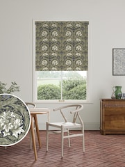 William Morris At Home Green Cornflower African Marigold Made to Measure Roller Blind - Image 1 of 6