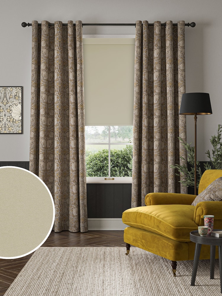 William Morris At Home Jute Natural Waltham Made to Measure Roller Blind - Image 2 of 7