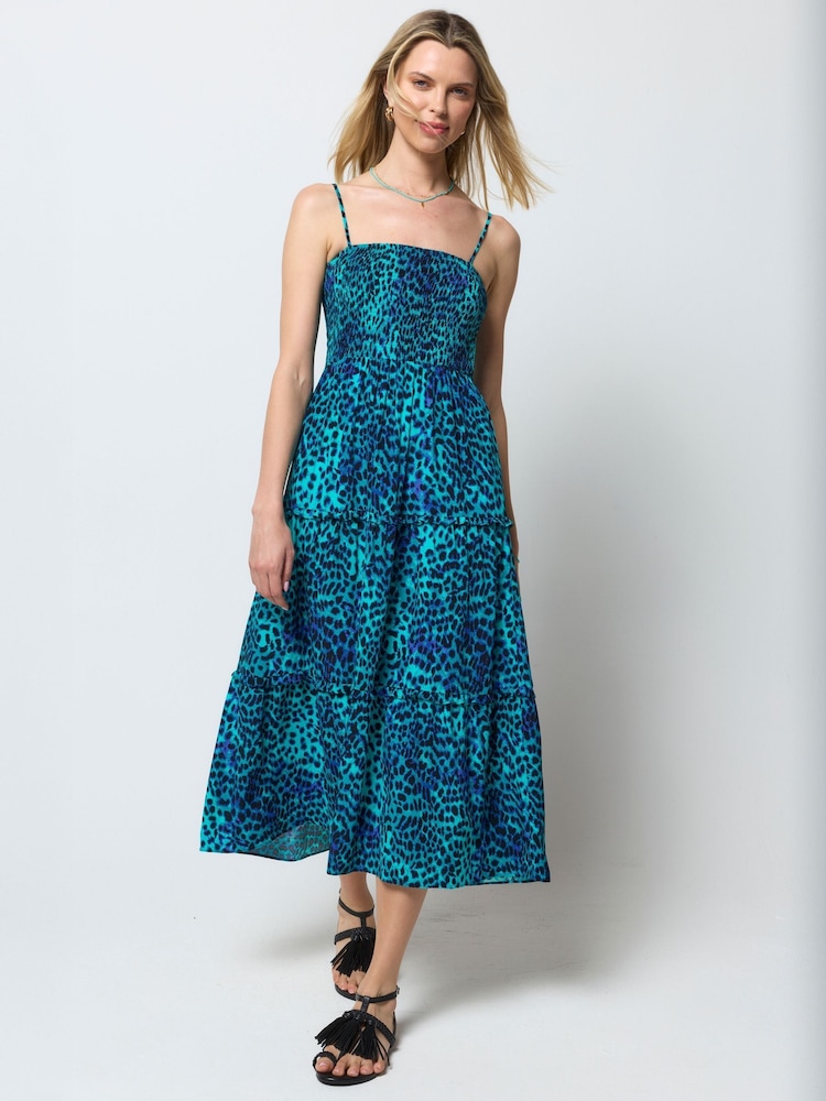 SCAMP & DUDE Cheetah Bandeau Midi Dress - 5의 이미지 1