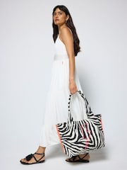 SCAMP & DUDE Cream Canvas Shopper Bag - Image 1 of 4