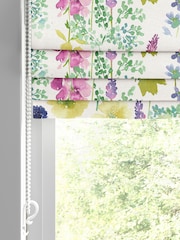 Bluebellgray Pink Purple Foxglove Made To Measure Roman Blinds - Image 5 of 7