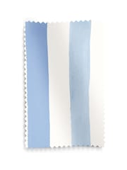 Bluebellgray Blue Sunday Stripe Made To Measure Roman Blinds - Image 7 of 7