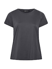 Yours Curve Blue Core Short Sleeve T-Shirts 2 Pack - Image 3 of 10